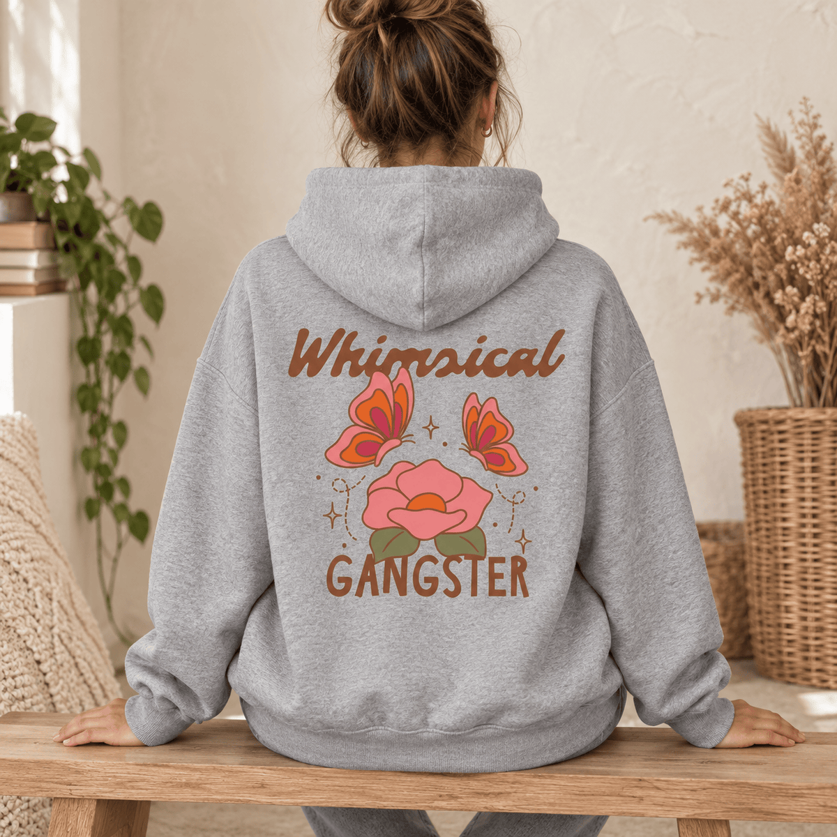 Whimsical Gangster - Oversized Hoodie