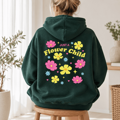 Just A Flower Child - Oversized Hoodie