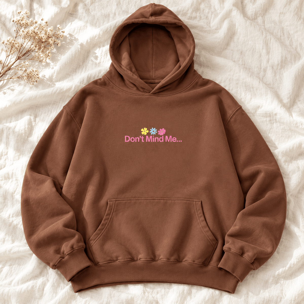 Just A Flower Child - Oversized Hoodie