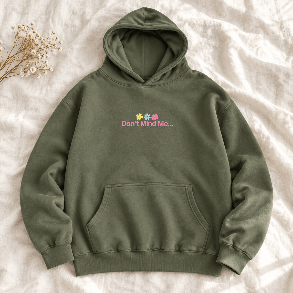 Just A Flower Child - Oversized Hoodie