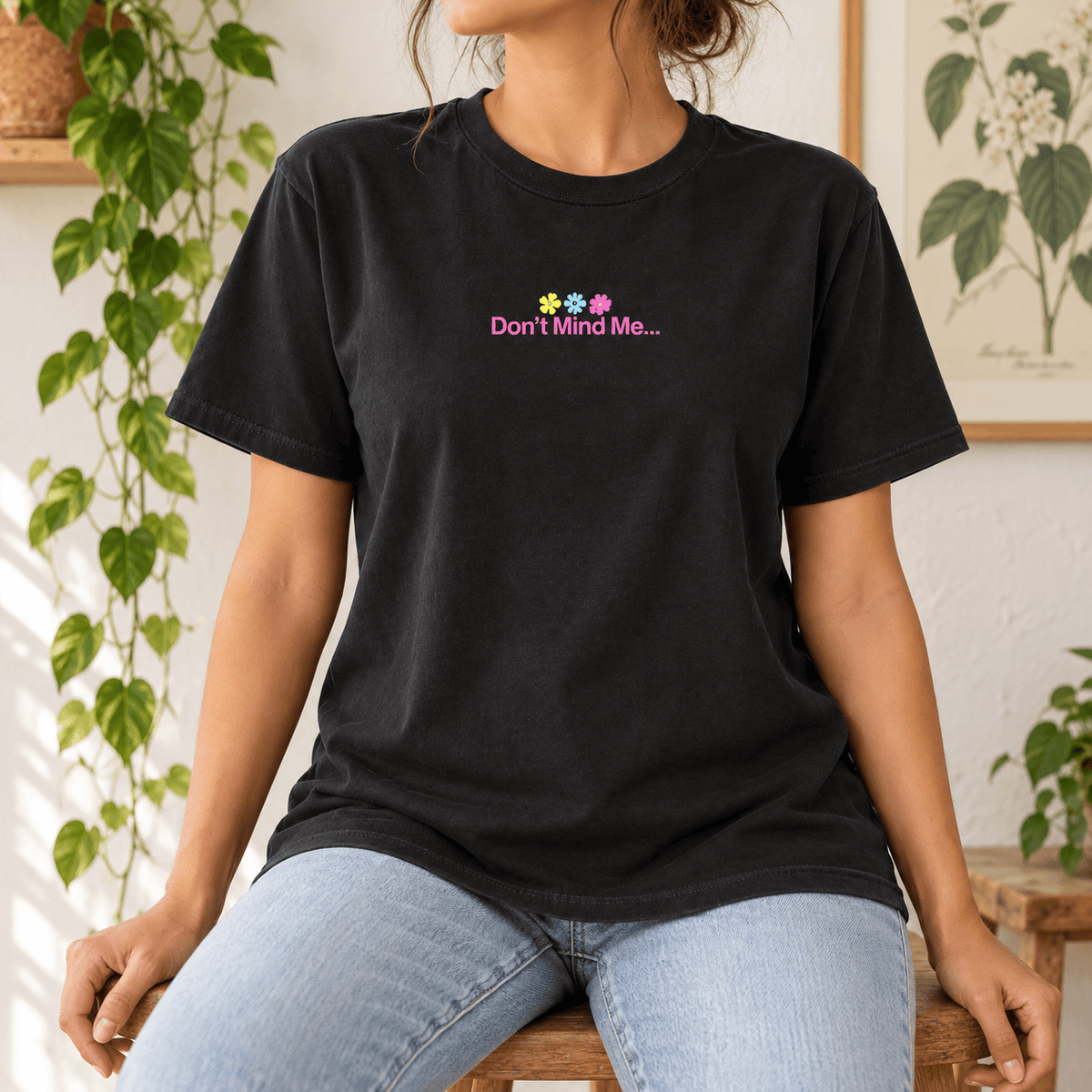 Just A Flower Child - Unisex Heavyweight T-Shirt