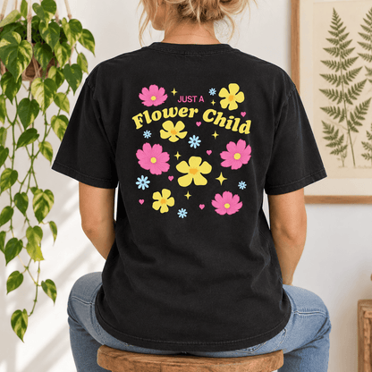 Just A Flower Child - Unisex Heavyweight T-Shirt
