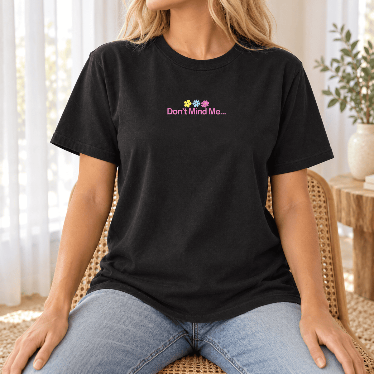 Just A Flower Child - Unisex Heavyweight T-Shirt