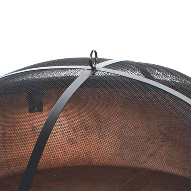 Steel Outdoor Fire Bowl w/Screen