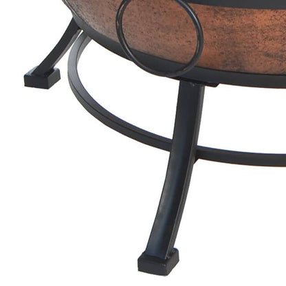 Steel Outdoor Fire Bowl w/Screen