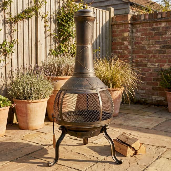 21.5 inch Diameter Sonora Chimenea – Happy Gardens