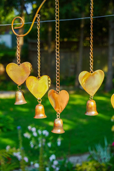 Happy Gardens - Hearts Wind Chime