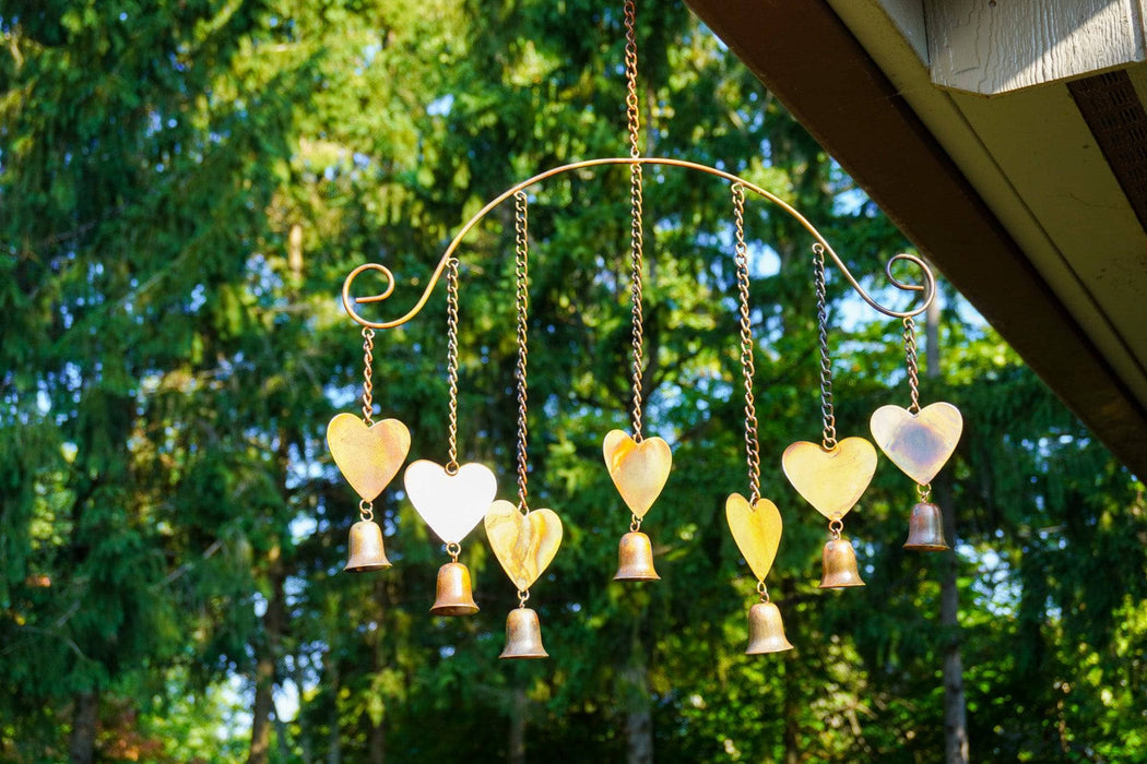 Happy Gardens - Hearts Wind Chime