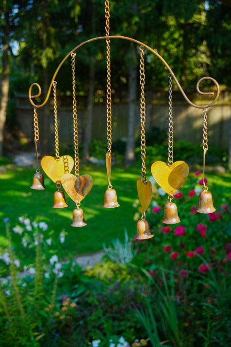 Happy Gardens - Hearts Wind Chime