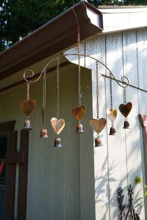 Happy Gardens - Hearts Wind Chime