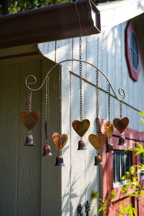 Happy Gardens - Hearts Wind Chime