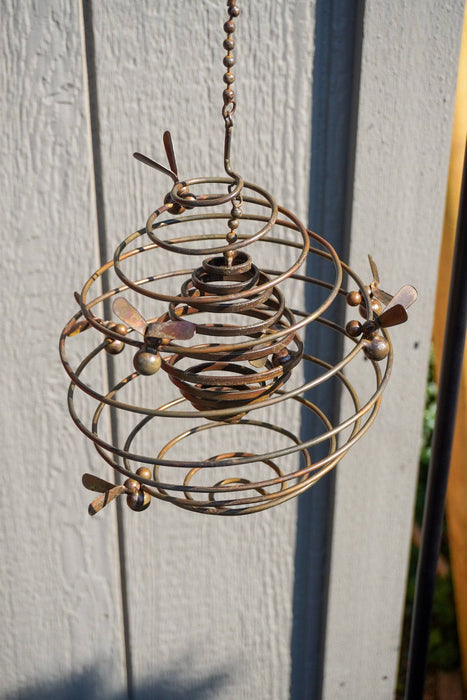 Happy Gardens - Bees (Double) Spiral Garden Ornament