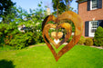 Happy Gardens - Triple Spinning Heart Ornament