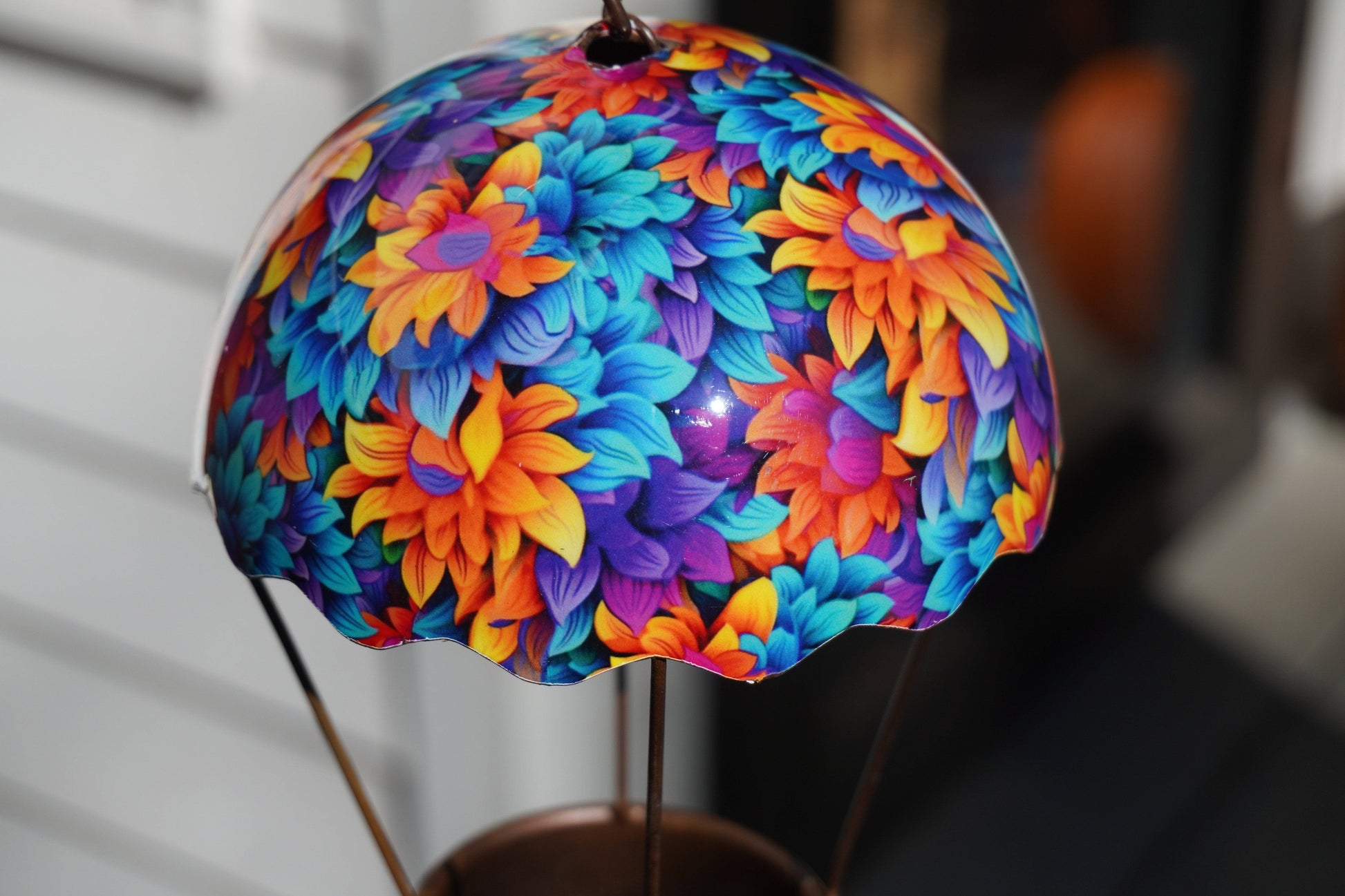 Hot Air Balloon Floral Hanging Ornament - Happy Gardens