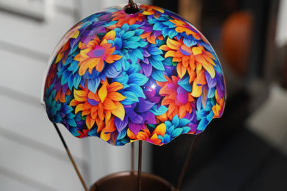 Hot Air Balloon Floral Hanging Ornament - Happy Gardens
