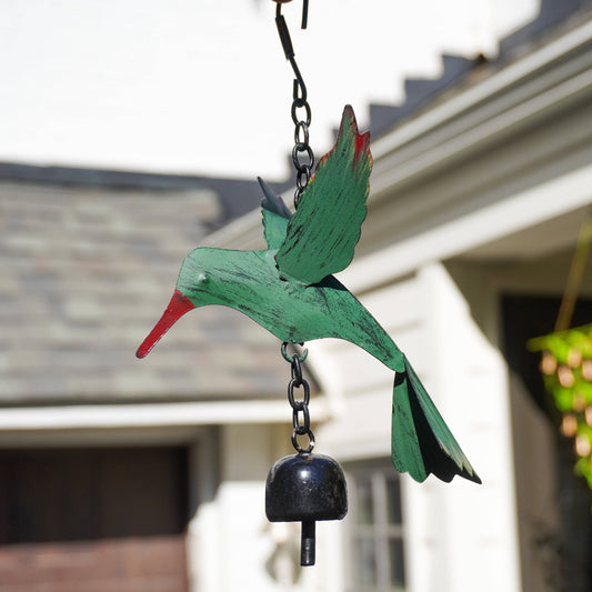 Hummingbird Multicolor Hanging Ornament - Happy Gardens