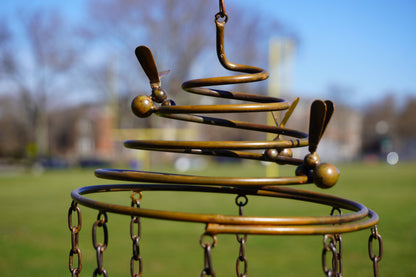 Happy Gardens - Bee Spiral with Bells Mobile Wind Chime