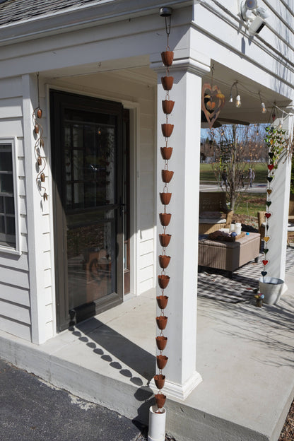 Happy Gardens - Scallop Cup Rain Chain