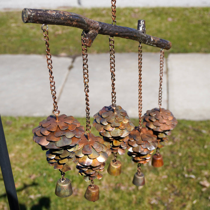 Happy Gardens - Pine Cone Wind Chime