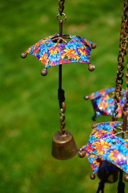 Floral Umbrella Hanging Mobile - Happy Gardens
