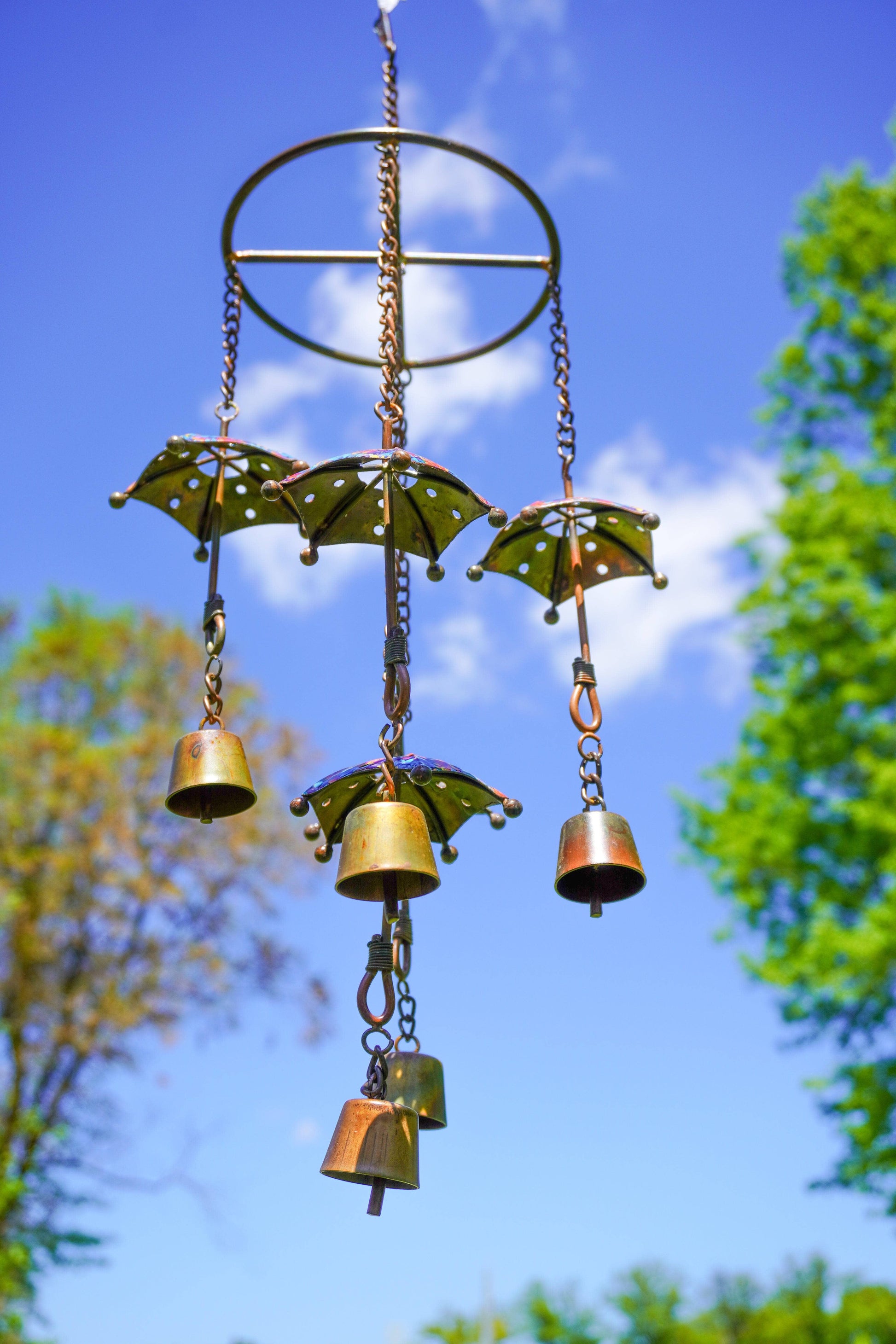 Floral Umbrella Hanging Mobile - Happy Gardens