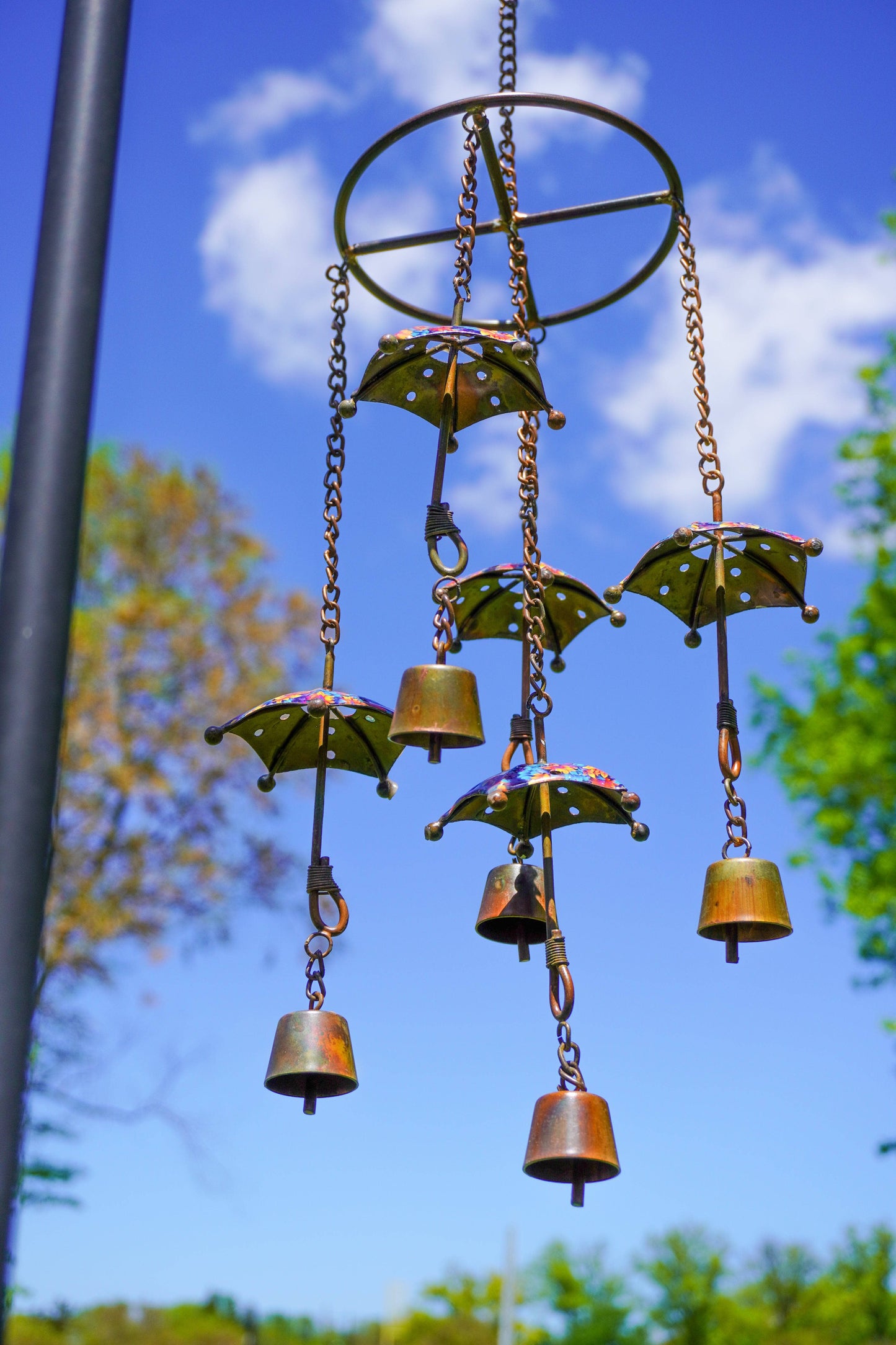 Floral Umbrella Hanging Mobile - Happy Gardens