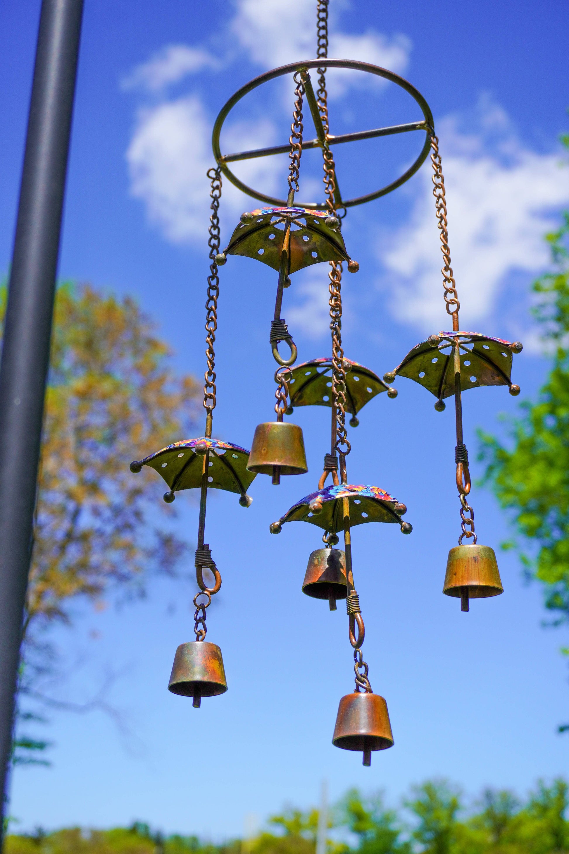 Floral Umbrella Hanging Mobile - Happy Gardens