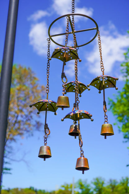Floral Umbrella Hanging Mobile - Happy Gardens