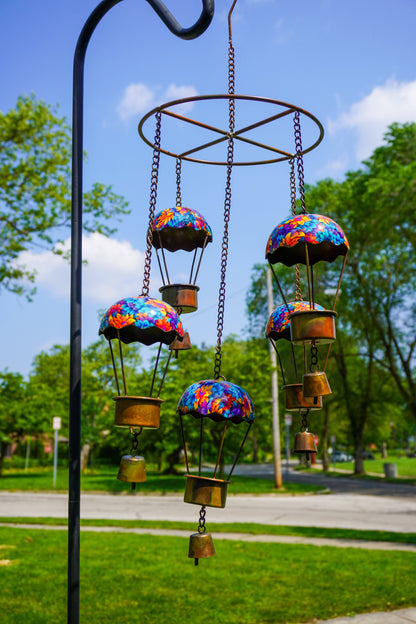 Floral Hot Air Balloon Hanging Mobile - Happy Gardens