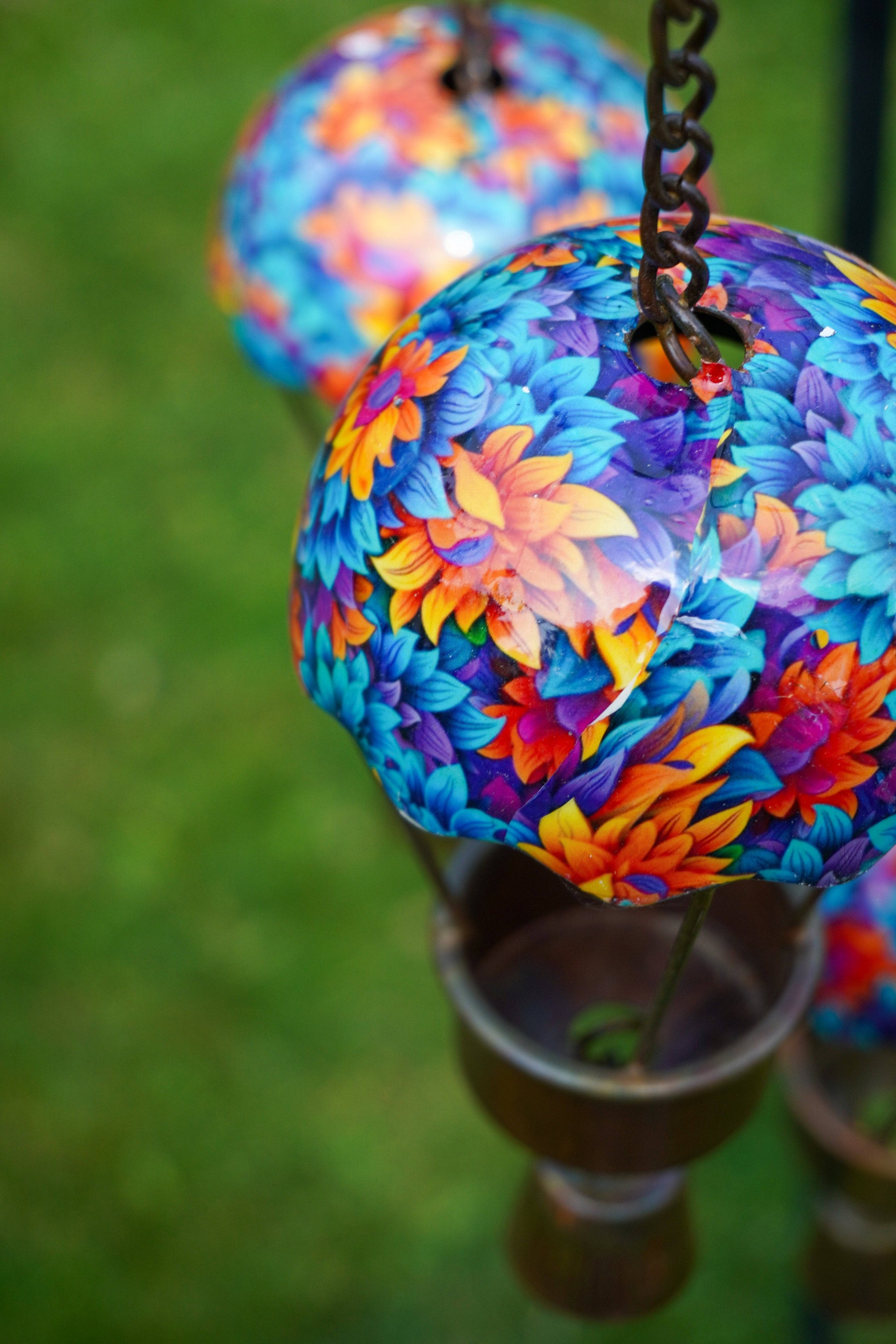 Floral Hot Air Balloon Hanging Mobile - Happy Gardens