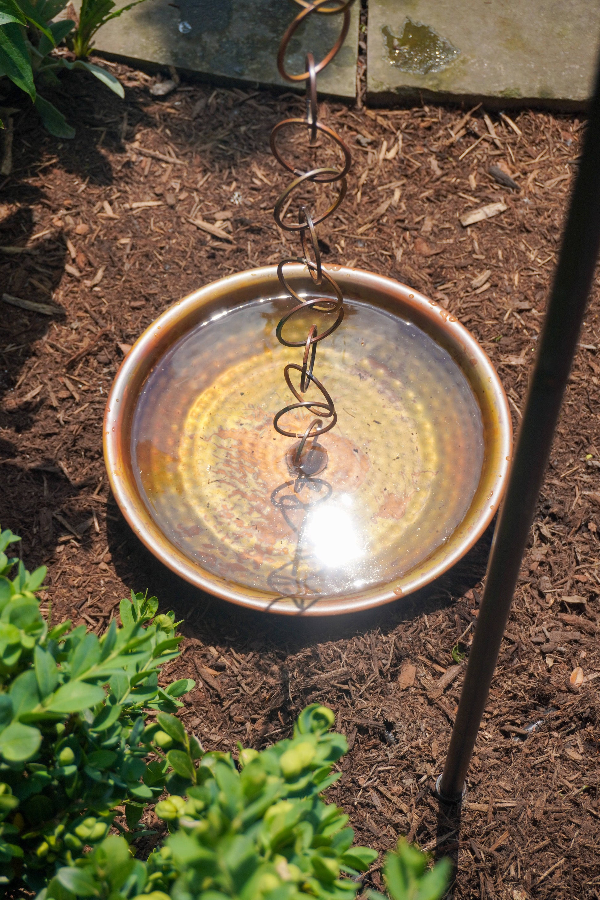 Happy Gardens - Rain Chain Receptacle