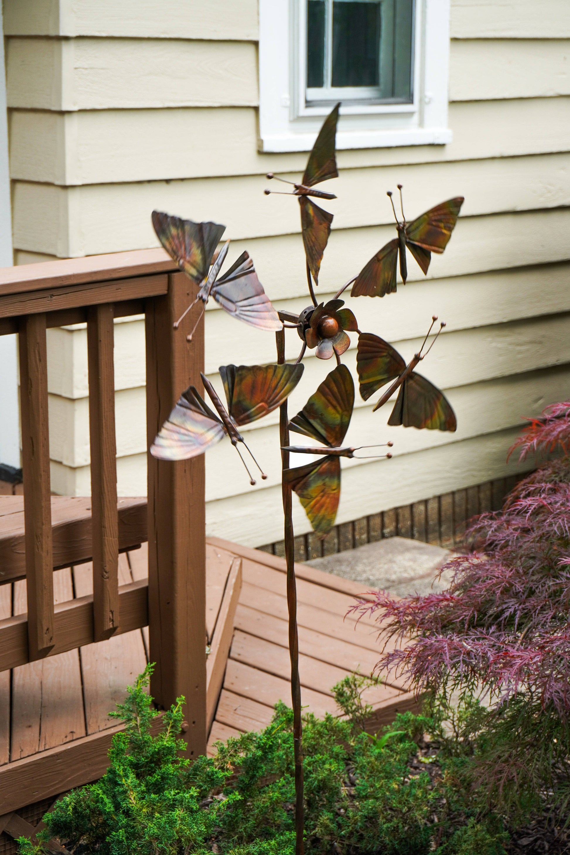 Happy Gardens - Butterflies Wind Spinner