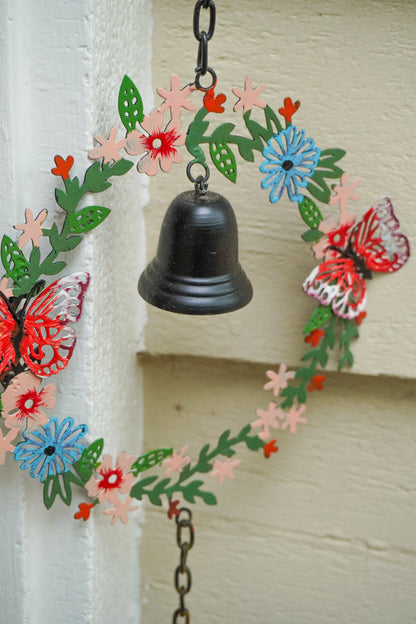 Triple Wreath Multicolor Hanging Ornament - Happy Gardens