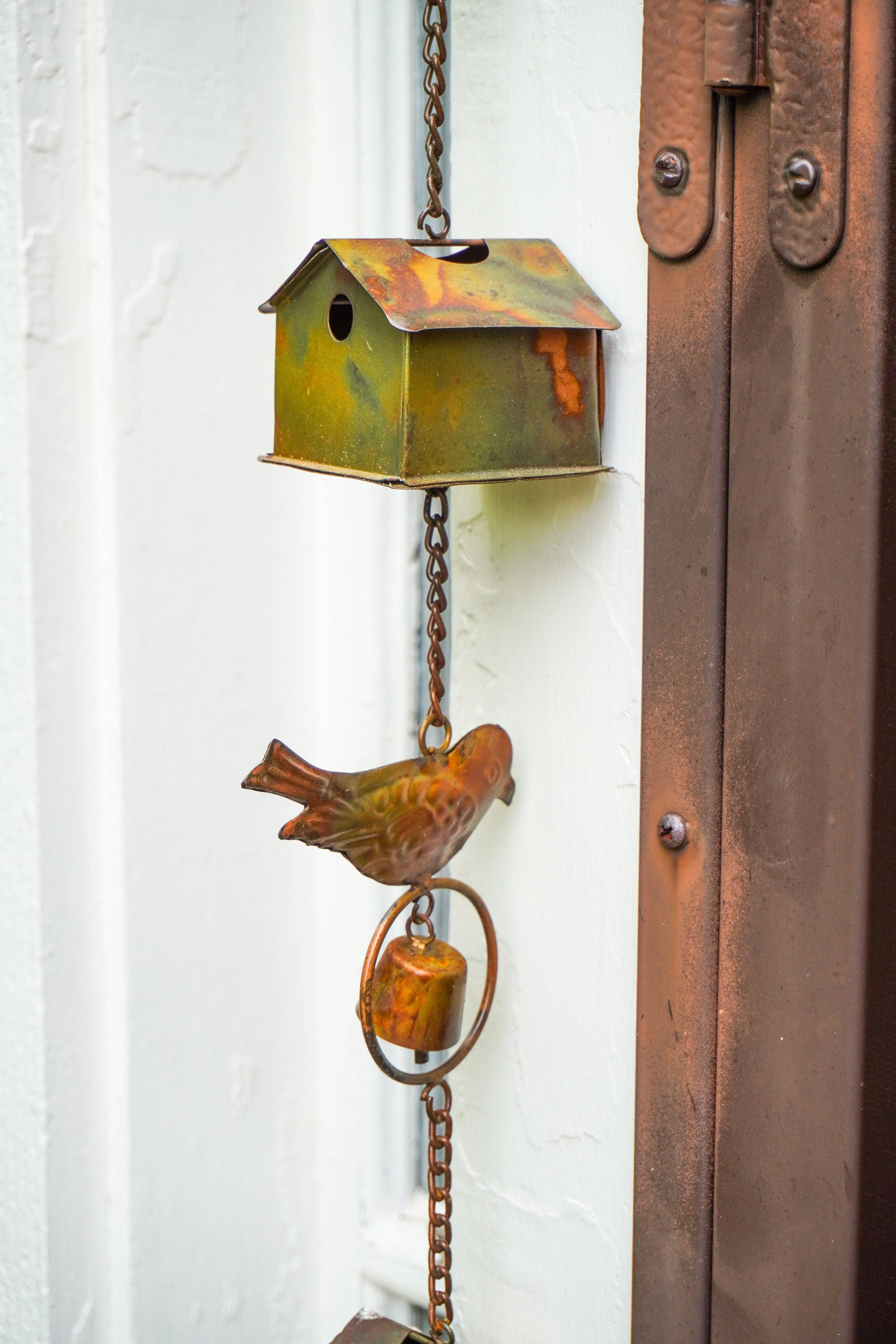 Happy Gardens - Bird House and Birds Garden Ornament