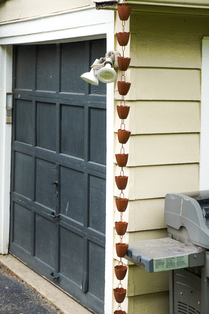 Happy Gardens - Scallop Cup Rain Chain