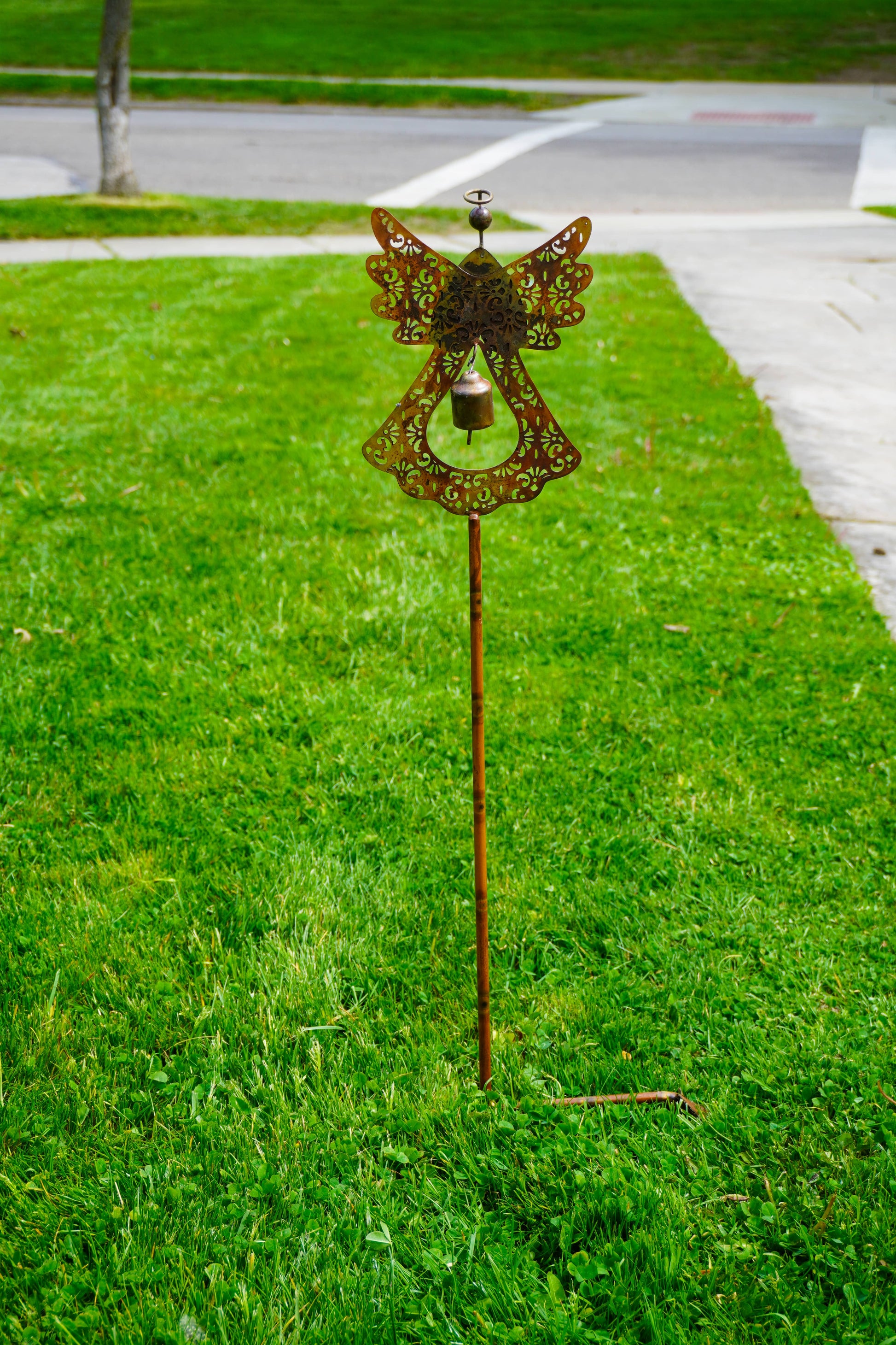 Angel Flamed Garden Stake - Happy Gardens