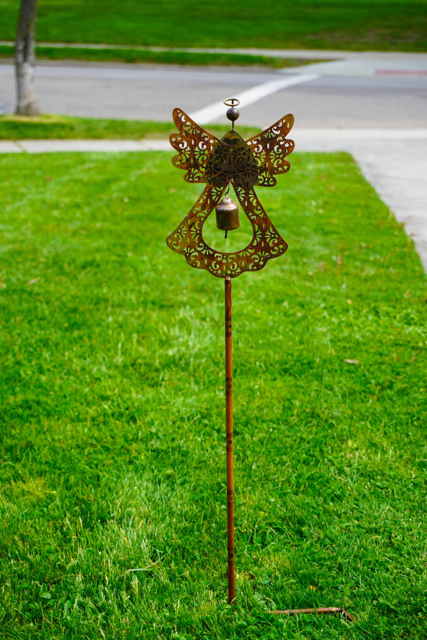Angel Flamed Garden Stake - Happy Gardens