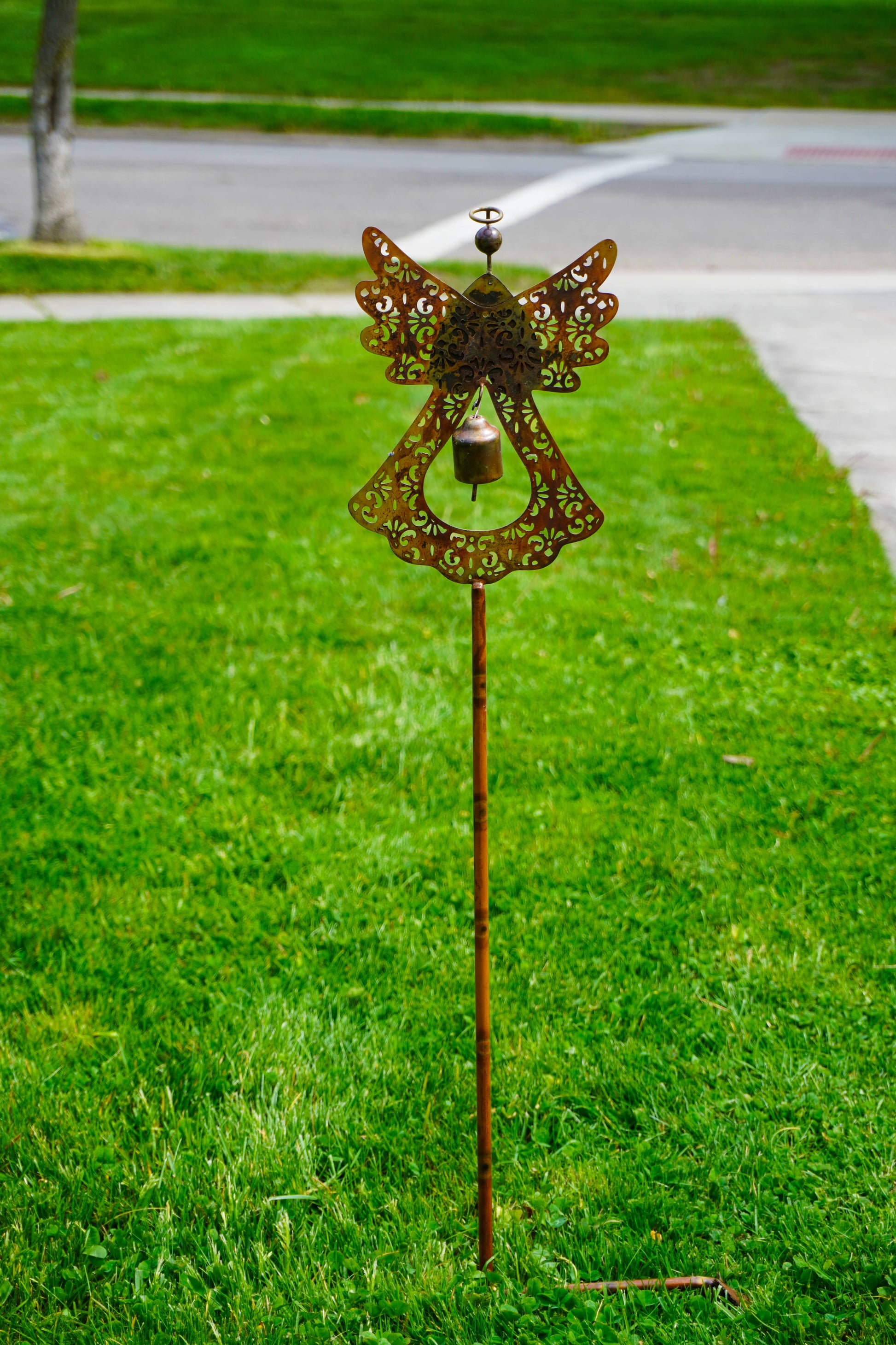 Angel Flamed Garden Stake - Happy Gardens