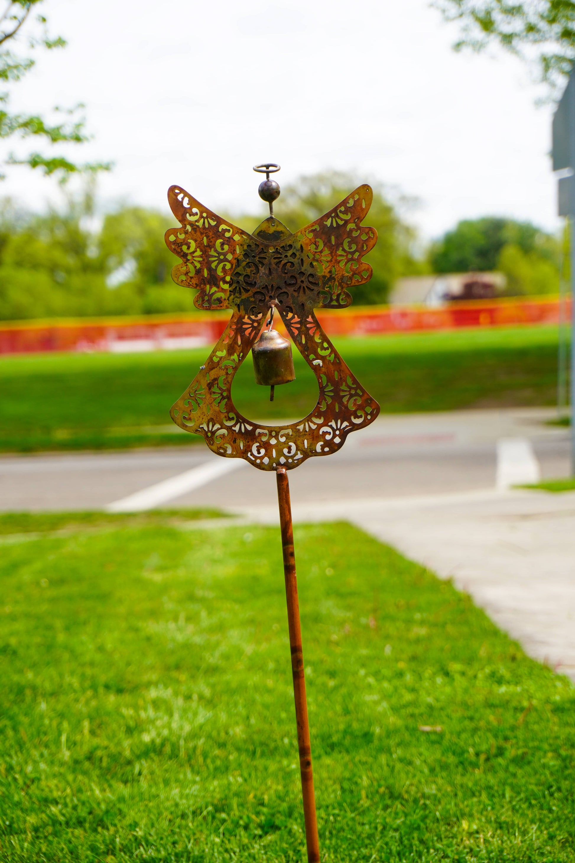 Angel Flamed Garden Stake - Happy Gardens
