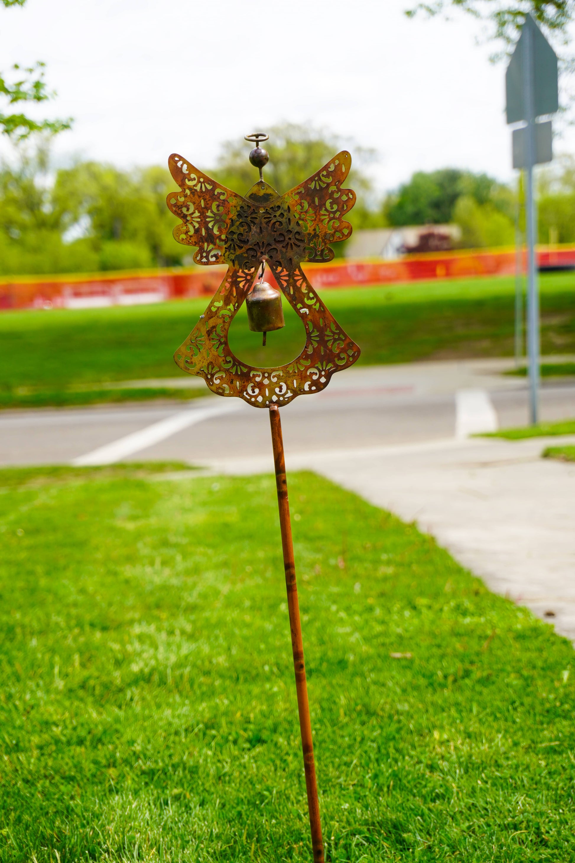 Angel Flamed Garden Stake - Happy Gardens