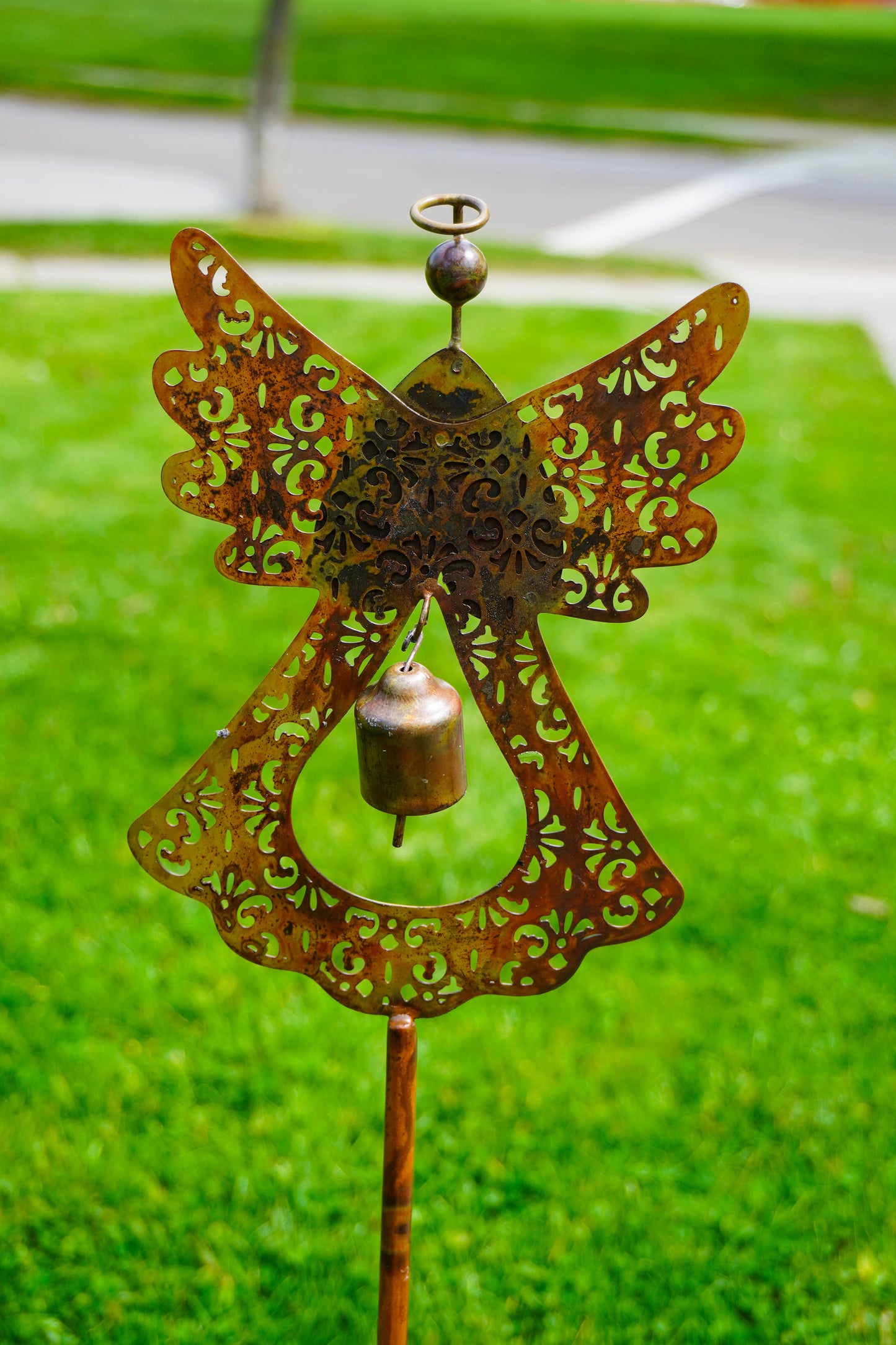 Angel Flamed Garden Stake - Happy Gardens
