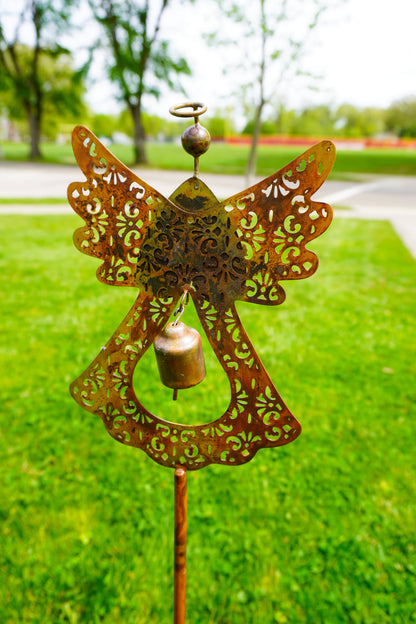 Angel Flamed Garden Stake - Happy Gardens