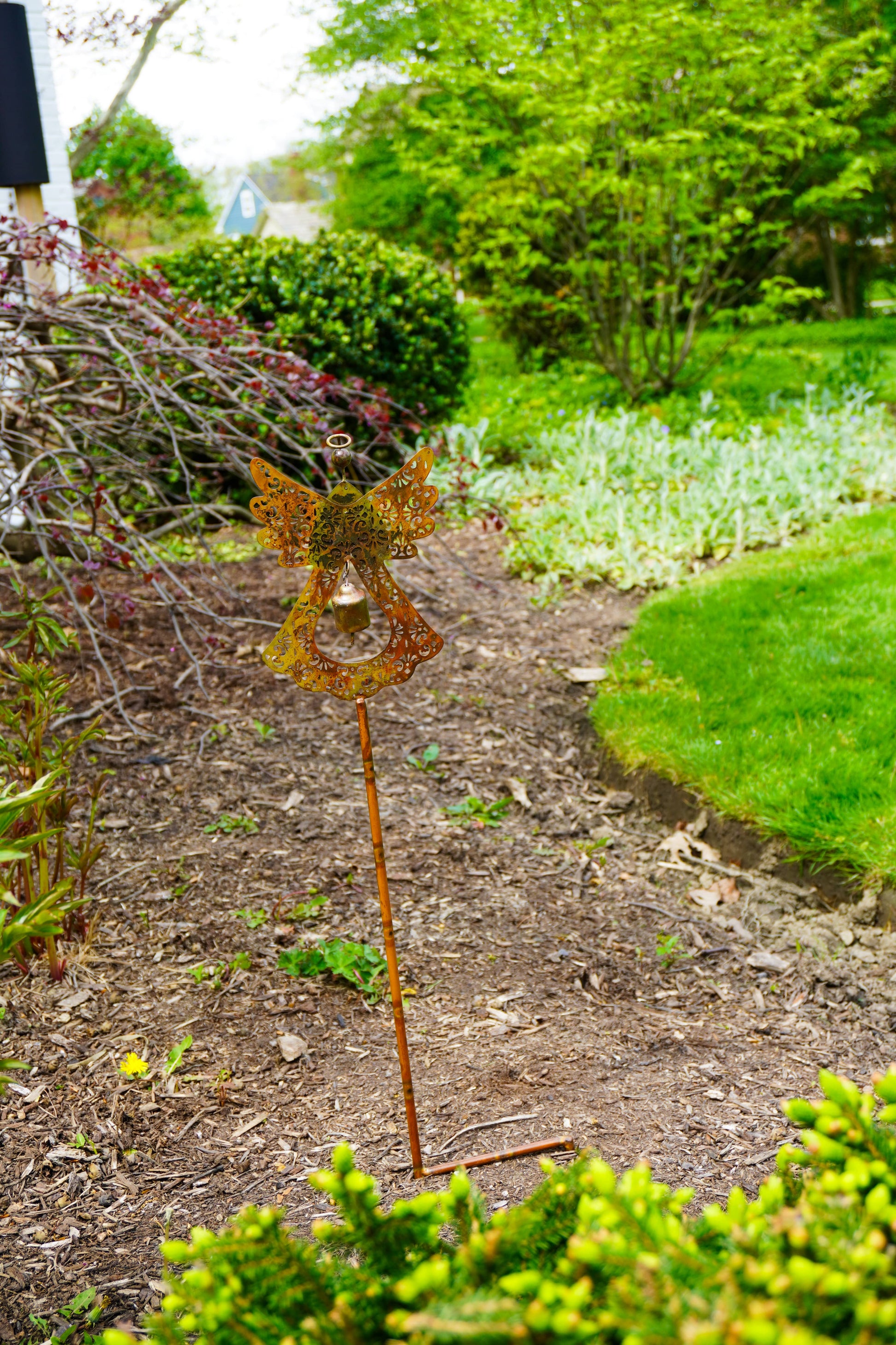 Angel Flamed Garden Stake - Happy Gardens