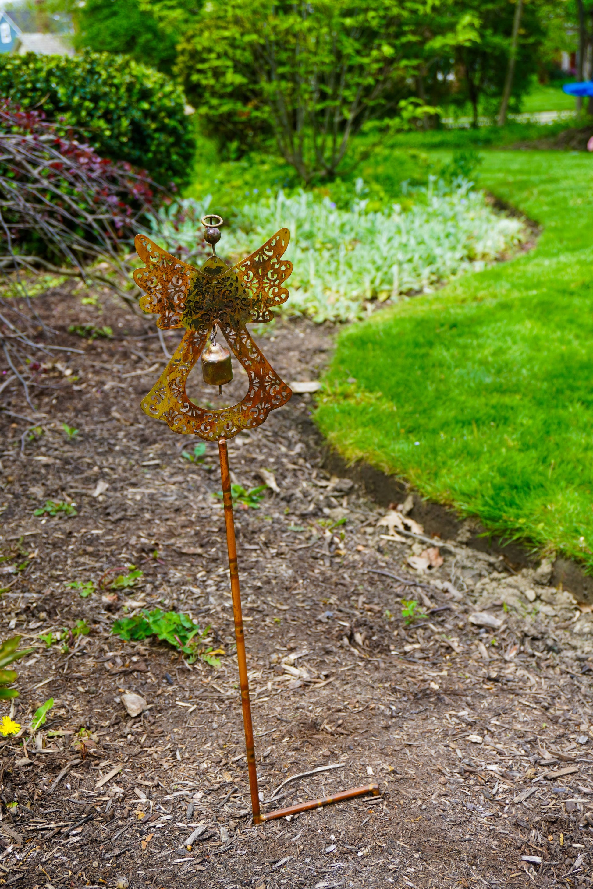 Angel Flamed Garden Stake - Happy Gardens