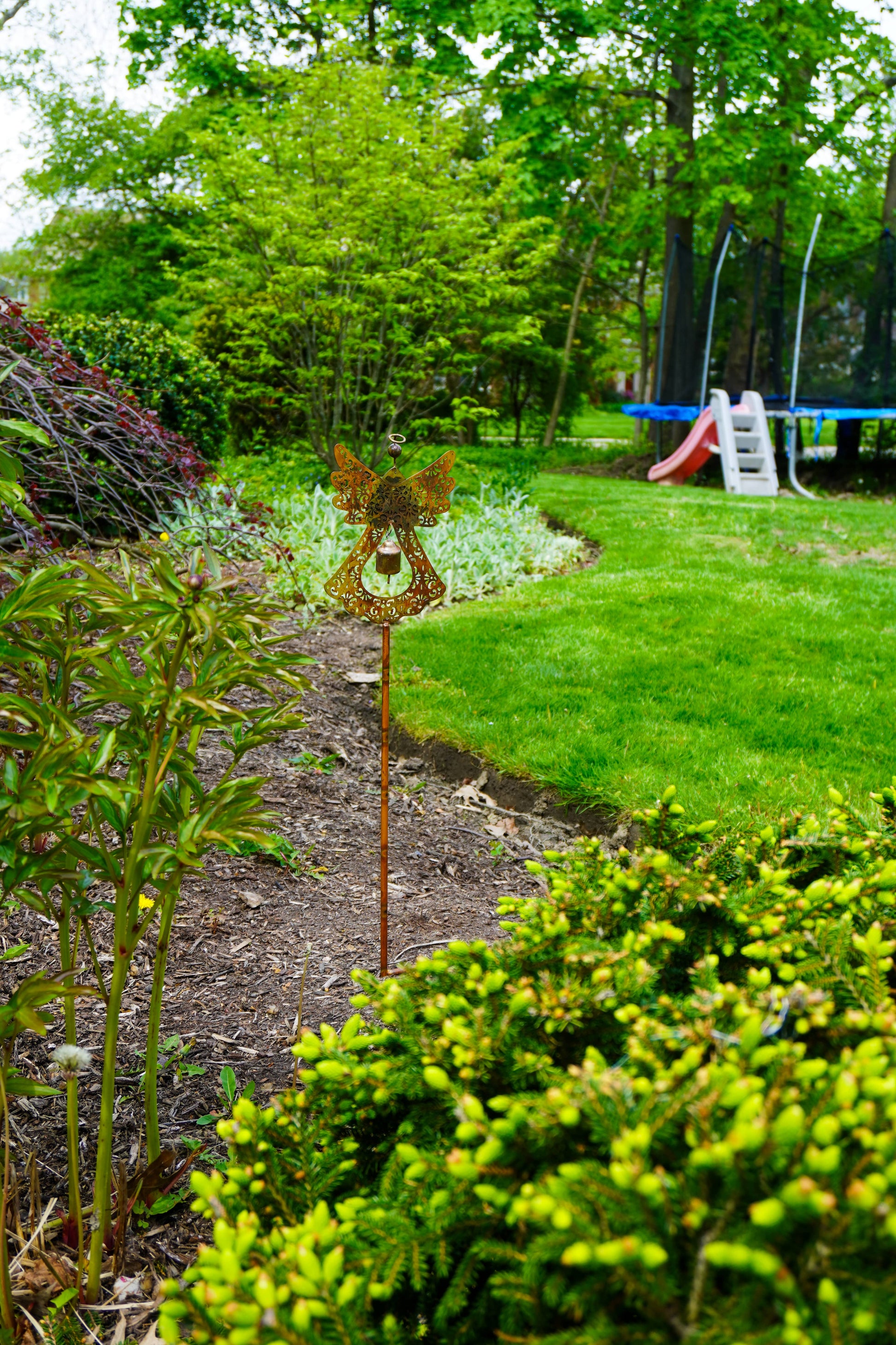 Angel Flamed Garden Stake - Happy Gardens