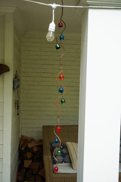 Happy Gardens - Bells Spiral Multicolor Ornament