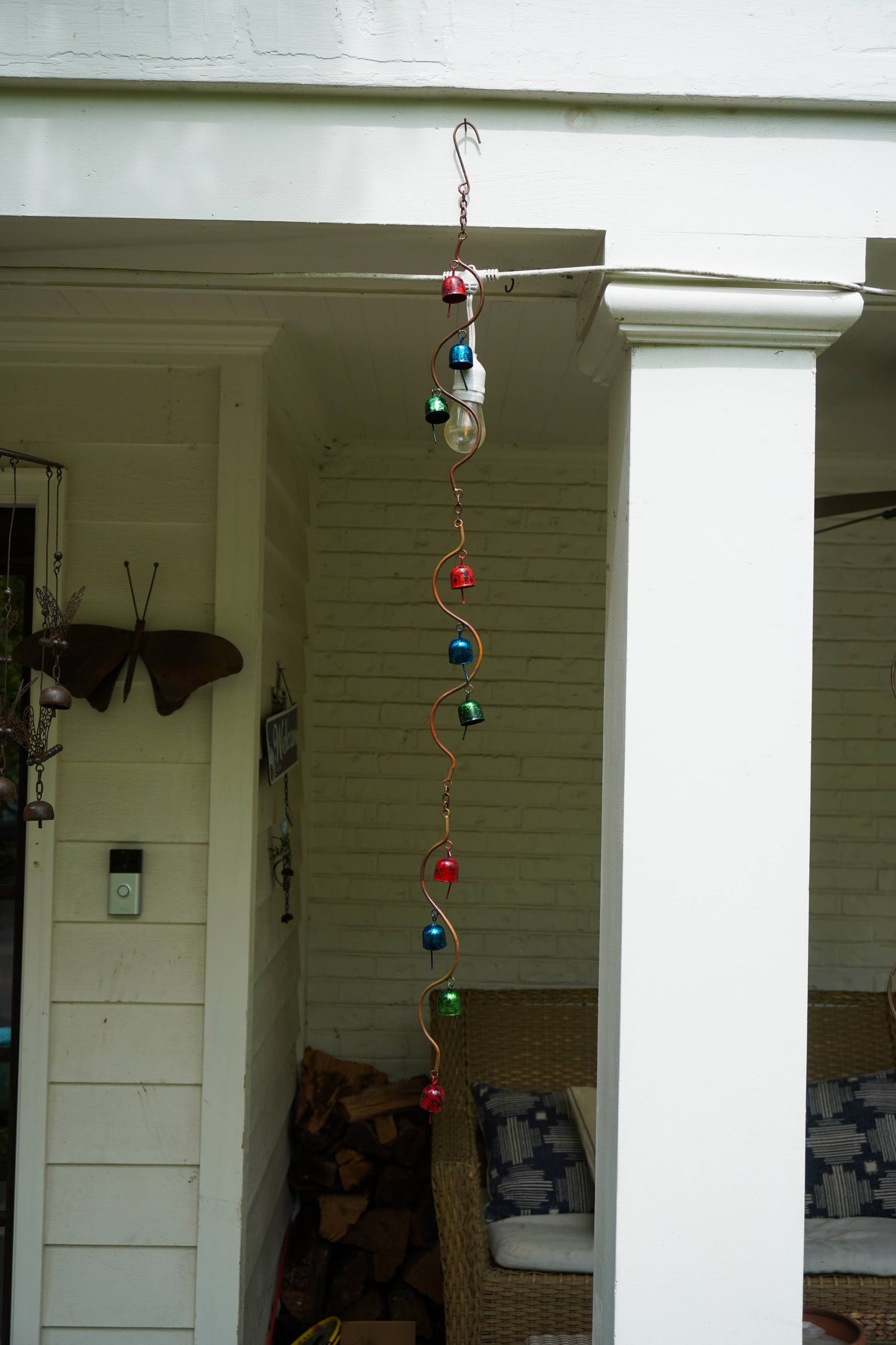 Happy Gardens - Bells Spiral Multicolor Ornament