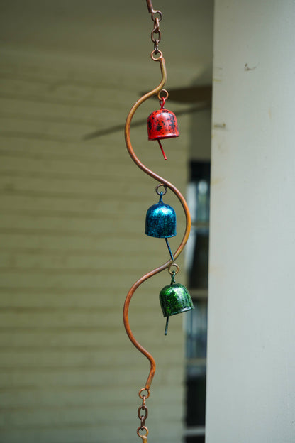 Happy Gardens - Bells Spiral Multicolor Ornament