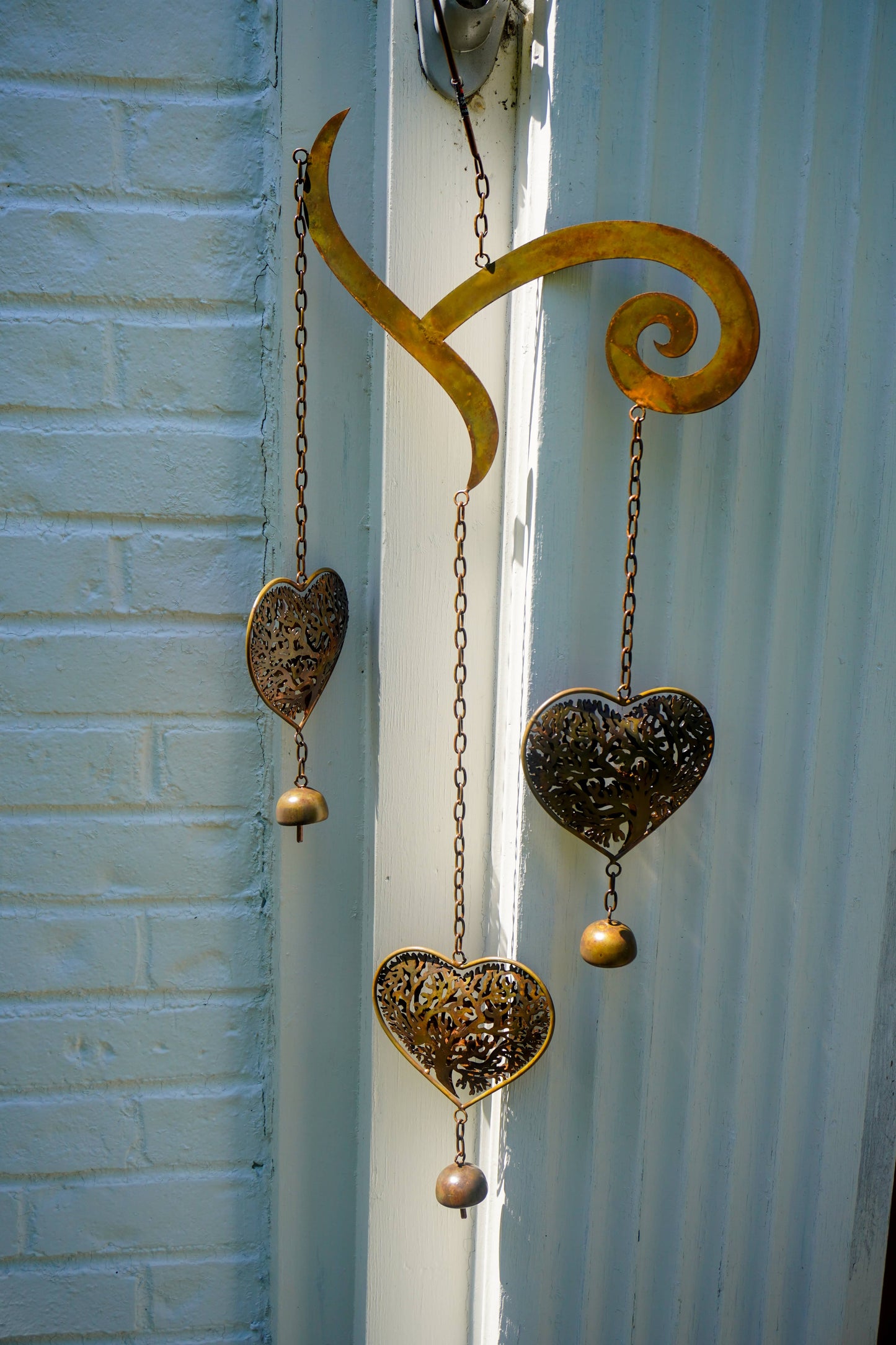 Heart Tree of Life Scroll Wind Chime - Happy Gardens