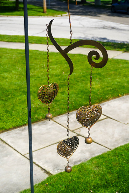 Heart Tree of Life Scroll Wind Chime - Happy Gardens